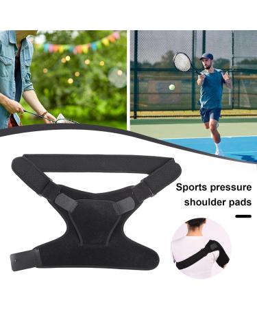 PERZOE Shoulder Rehabilitation Aid Muscle Support Adjustable Brace Sling Breathable Comfortable Sport Men Women Compression Sleeve for Pain Black - Buy Online on GoSupps.com