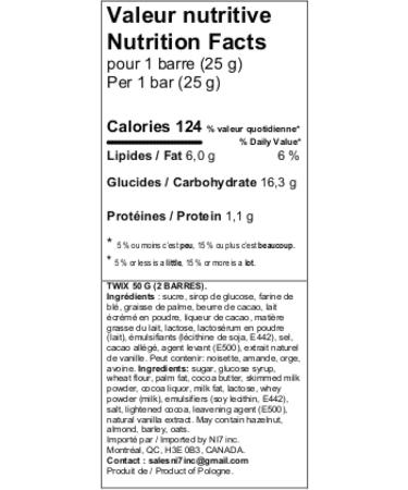 Twix - Chocolate bars wrapped in pairs - pack of 6 pairs of 50 g - Buy Online on GoSupps.com