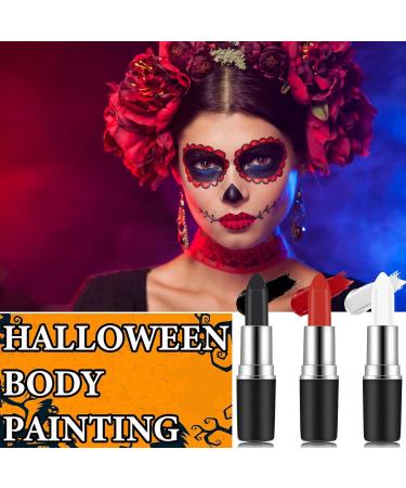Buy 3 Colors Eye Black Stick - Blendable Face & Body Paint for Sports Halloween & Cosplay - Buy Online on GoSupps.com