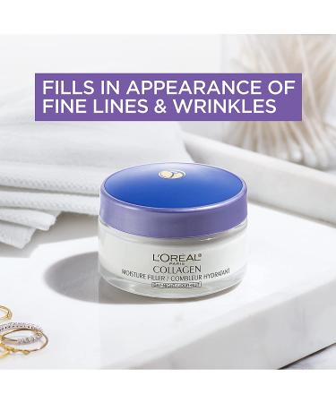 L'Oreal Collagen Moisture Filler DayNight Cream 1.7 oz - Hydrating Anti-Aging Formula - Buy Online on GoSupps.com