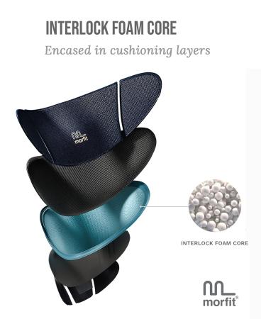 MORFIT Car Lumbar Support - Tailor-Made Firm Back Support for Pain Relief - Black - Buy Online on GoSupps.com