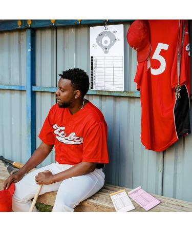Eersida Baseball Coaches Clipboard & 24 Pack Softball Lineup Cards Dry Erase Coach Board Referee Marker Boards Cards for Gift - Buy Online on GoSupps.com
