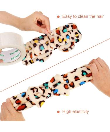 3 Pieces Microfiber Bowtie Headbands Bowknot Elastic Hair Band Adjustable Makeup Headbands Wash Spa Yoga Sports Shower Facial Hair Band for Girls Women (Classic Patterns) - Buy Online on GoSupps.com