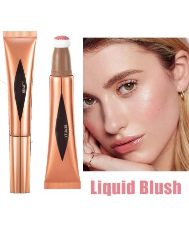 Silky & Long-Wearing Liquid Blush Stick for Mature Skin - Pink Blush & Highlighter (#02) - Buy Online on GoSupps.com