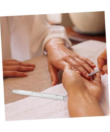 Beavorty Manicure Tools Grabber Nail Art Tools Jewelry Jewlery Nail Tools Gemstone Grabbing Tool Pick up Tool Nail Gems Tool Rhinestone Tools Pickup Tool Metal Sponge Stainless Steel 12.00X1.00X1.00CM Silver - Buy Online on GoSupps.com