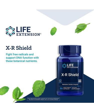Life Extension X-R Shield - 90 Vegetarian Capsules for Enhanced Cellular Protection - Buy Online on GoSupps.com