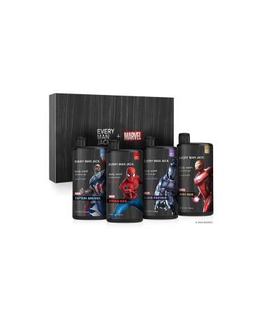 Every Man Jack Marvel Collectors Box - Body Wash Gift Set for Men | Clean Ingredients & Unique Scents - Buy Online on GoSupps.com