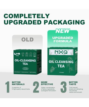 NXQ Oil Cleansing Tea: Oil Removing Tea Blended with Natural Chinese Herbs Including Winter Melon Lotus Leaf and Cassia Seed-Bloating Support for Women & Men-wellness Herbs tea - Buy Online on GoSupps.com