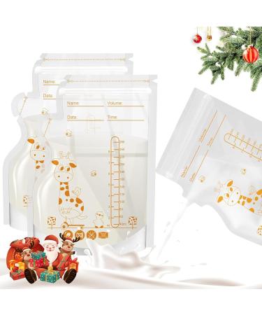 Breast Milk Storage Bags 250ml - 40 Pack | Freezer Safe Baby Milk Bags | Ideal for Bottle Warmer - Buy Online on GoSupps.com