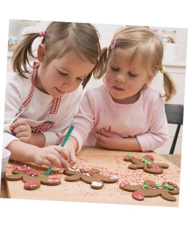 CIYODO 6pcs Biscuits Cake Boxes Decor Cake Coloring Markers Edible Cake Pens Dual Tip Markers Plastic - Buy Online on GoSupps.com