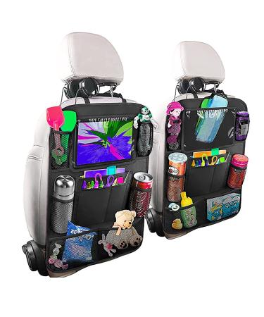 Billybath backrest protection car children with 10 inch iPad/tablet pocket 600d oxford fabric waterproof car seat back seat Organizer car seat backrest black 2 pieces - Buy Online on GoSupps.com