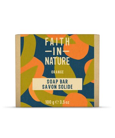 FAITH IN NATURE Faith in Nature Natural Orange Soap Vegan & Not Tested on Animals SLS & Parabens Free 100g