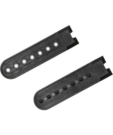 Penta Angel 8 Pairs Black Snapback Strap with 7 Holes - Replacement Fastener for Hats/Caps - Snap Buckle Repair Strap (Black) - Buy Online on GoSupps.com