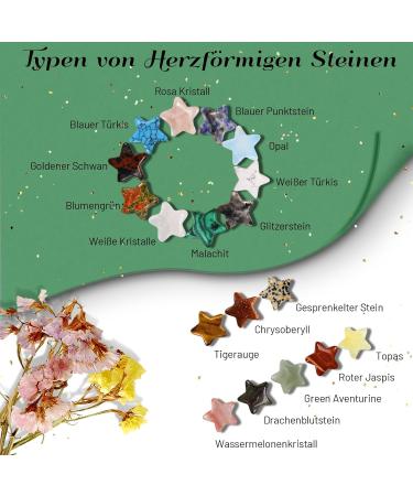 Buy Aitsite 18-Piece Natural Star Crystal Healing Stones Set | Chakra & Lucky Gemstones for Therapy Meditation & Home Decor - International Shipping - Buy Online on GoSupps.com