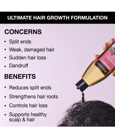 Soulflower Rosemary Lavender Oil - 100% Pure Coldpressed Oil for Healthy Hair & Scalp - 6.77 Fl Oz - Buy Online on GoSupps.com