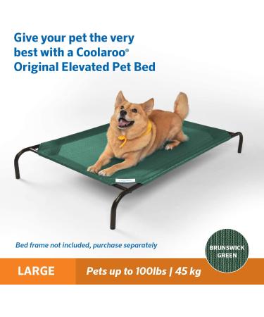 Large Coolaroo Pet Bed Replacement Cover in Brunswick Green - Durable and Stylish - Buy Online on GoSupps.com