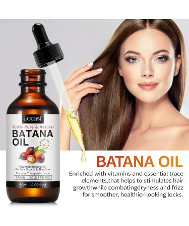 Batana Oil for Hair Growth 100% Raw Batana Oil With Root Comb Applicator Bottle - Prevent Hair Loss Eliminates Split Ends and Enhances Hair Thickness for All Hair Types - 2 FL OZ - Buy Online on GoSupps.com
