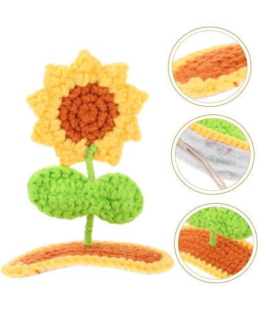 FRCOLOR Flower Clips for Women Decorative Hair Pin Sunflower Hair Clip Aesthetic Hair Accessories Boho Hair Accessories Hair Clips Cute Hair Clip Handmade Accessories Yarn Iron Child - Buy Online on GoSupps.com