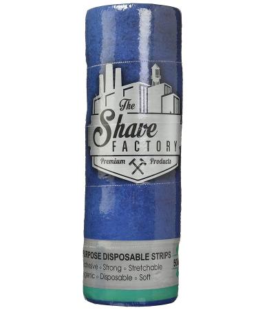 Shaving Factory Barber Neck Strip  500 Count (Pack of 1) 500 Count (Pack of 1) Blue