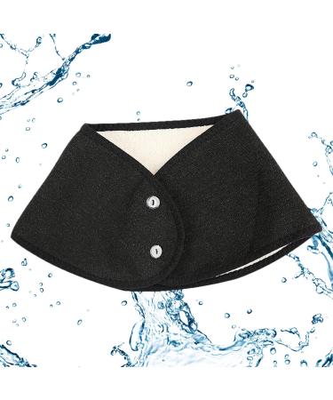 Shizuku neck warmer - hard -wearing thermal thermal warmer - thickened neck cuff for the winter with button design not wearing bulky great gift for Thanksgiving