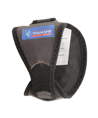 Thuasne Sport - Anti -Epicondylitis bracelet - tennis arm golfer arm - silicone inlays - adjustable compression - CE medical device - black - size 2 waist 2