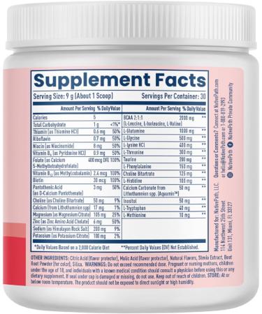NativePath Native Hydrate - Zero Sugar Electrolyte Powder with BCAAs | Mixed Berry | Keto & Paleo Friendly | 30 Servings | International Shipping - Buy Online on GoSupps.com
