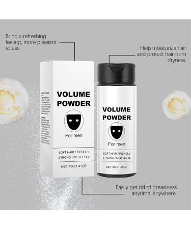  Vibhgtf Hair Powder For Men - Hair Powder For Men Style - Easy To Apply Volumizing Style Powder For Look | Natural | Porta Hairstyle Volume Grooming Products - Buy Online on GoSupps.com