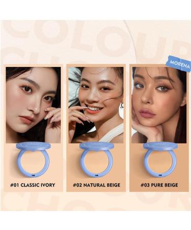 GAGK Matte Perfection Pressed Powder Oil Control Face Pressed Powder Waterproof Long Lasting Finishing Powder (#01 CLASSIC IVORY) - Buy Online on GoSupps.com