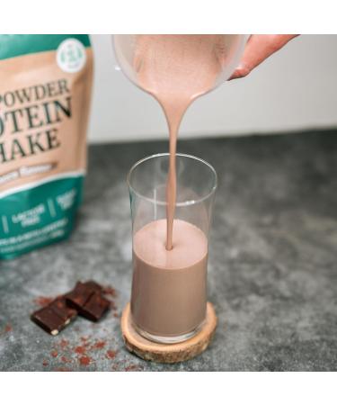 Go-Keto MCT Vegan Protein Shake Chocolate Powder 400g | TCM Coconut Oil for Keto Diet | Vegan Pea and Rice Protein Best Amino Acid Profile | Sugar and Lactose Free - Buy Online on GoSupps.com