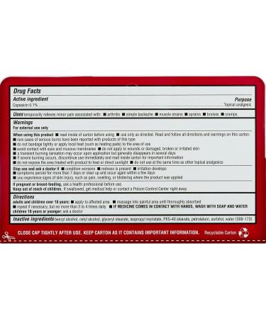 CAPZASIN HP Arthritis Muscle Pain Relief Cream 1.5 oz | Fast-Acting Pain Relief | Shop Internationally - Buy Online on GoSupps.com