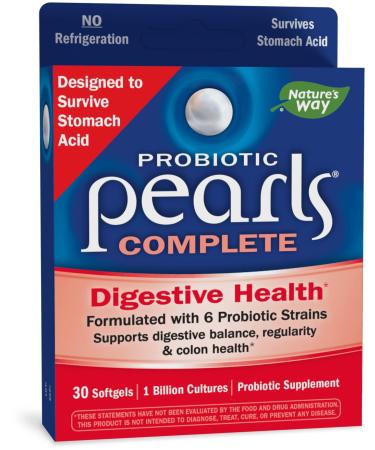 Nature's Way Probiotic Pearls Complete Digestive Health 30 Softgels