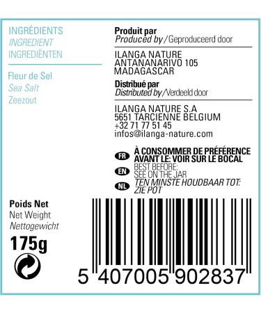 Nature Salt Flower 175g - Ilanga Nature - Madagascar - Buy Online on GoSupps.com