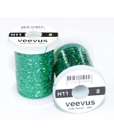 Veevus Holographic Tinsel Green Medium