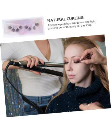 Beavorty 2 Pairs Segmented Lashes Fake Eyelashes Handmade Eyelashes fake long eyelash dramatic eyelashes Segmented False Eyelashes Artificial Eyelashes High-grade fiber 3d set manual - Buy Online on GoSupps.com