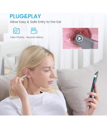 Anykit Ear Wax Removal Tool HD Otoscope for Android and PC - Ultra Clear View Ear Camera with LED Lights and Wax Remover - 3 Pack Ear Spoon Sets - Buy Online on GoSupps.com