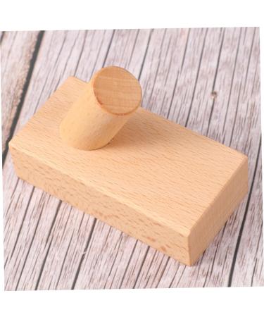 Alipis 3pcs Towel Hooks Adhensive Clothes Hook Wooden Hat Rack Porch Hanger Wall Hanging Adhesive Organizer 8X4 cmx3pcs As Shownx3pcs - Buy Online on GoSupps.com