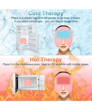 ACWOO Migraine Relief Cap - Reusable Cold Hot Therapy Head Wrap for Chronic Migraine and Headache Relief - Single-Sided Gel Ice Hot Cap for Tension Headache, Sinus, Stress, Puffy Eyes (Pink) - Buy Online on GoSupps.com