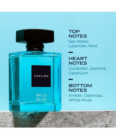 Ups'ilon Wild Blue Aqua Perfume for Men Eau De Perfume Long Lasting Fresh & Powerful Fragrance Mens Perfume Spray Travel Friendly Luxury Scent 100ml (3.38 Fl Oz) - Buy Online on GoSupps.com
