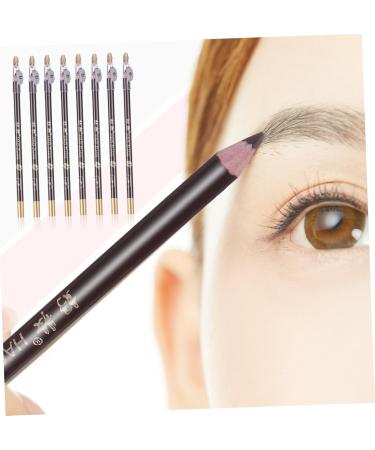 OHPHCALL 8pcs Coffee Wooden Pencil Sharpeners Eyebrow Pencils Makeup Tool Makeup Pencils 1 count (Pack of 1) Coffee - Buy Online on GoSupps.com
