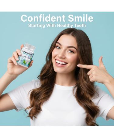 Remineralizing Gum with Hydroxyapatite Hydroxyapatite Gum for Teeth 120 Count Sugar Free Enamel Strengthening & Remineralization Tablets for Enamel Repair & Fresh Breath Non-GMO - Buy Online on GoSupps.com