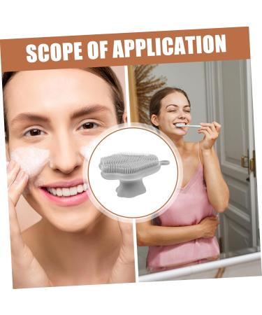 minkissy Face Brush Makeup Brush Face Exfoliator Women Facial Brush Face Exfoliation Brush Face Scrubber Brush Cleanse Exfoliator Bath Brush Handheld Silica Gel Multifunctional Brush Man - Buy Online on GoSupps.com