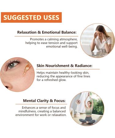 Frankincense Essential Oil - 60ml - Firmer Lifted Skin & Hair Growth - 100% Pure for Aromatherapy & Relaxation - Natural Nourishment & Moisture - Buy Online on GoSupps.com