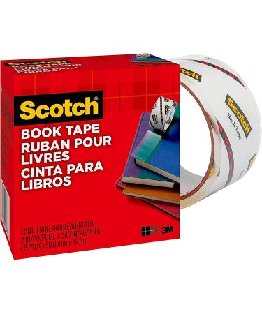 Scotch Book Tape  2 in x 540 in  Excellent for Repairing  Reinforcing Protecting  and Covering (845) - Buy Online on GoSupps.com