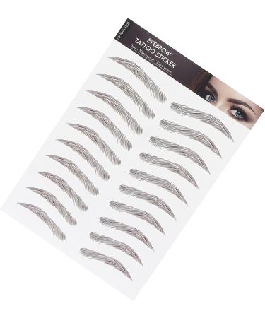 Autocollant de tatouage de sourcil imperm able professionnel transfert imperm able maquillage sourcil autocollant de sourcil imperm able pour les femmes (MARRON-07) - Buy Online on GoSupps.com