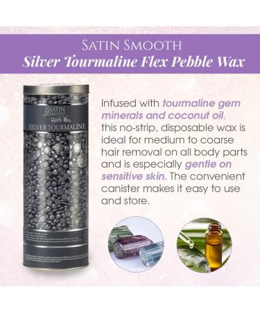 SATIN SMOOTH Luxury Gem Thin Film Hard Pebble Wax- Silver Tourmaline 23oz 652.03 g (Pack of 1) Silver Tourmaline - Buy Online on GoSupps.com