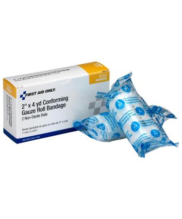 First Aid Only B204 Conforming Gauze - Non-Sterile 2 x 4 Yd 2/Box | International Shipping Available - Buy Online on GoSupps.com