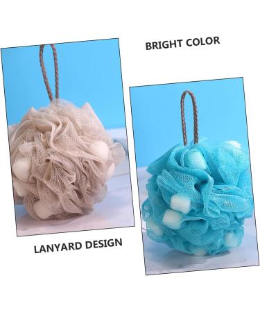 5pcs Sponge Bath Balls - Soft Loofah Scrubbers for Kids & Adults | Perfect Shower & Bath Sponge Set - Buy Online on GoSupps.com