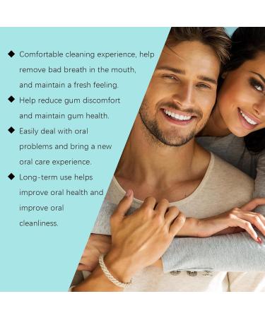 Huile de Coco Naturel Bain de Bouche Rafra chit L'Haleine 60ML 1PC limine la Mauvaise Haleine Blanchit les Dents et Des Gencives Plus Saines - Buy Online on GoSupps.com