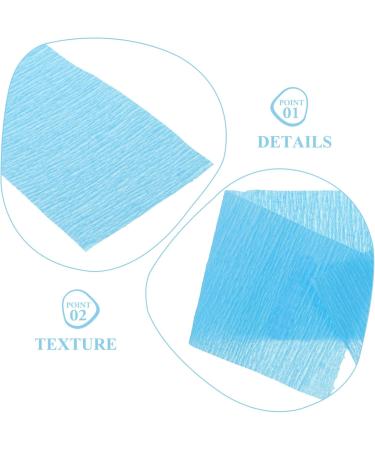 Baluue 5 Rolls Disposable Barber Paper Neck Strips Stretchy Paper Neck Bands Hairdressing Neck Paper Tissue Roll for Salon Haircut Coloring Perming Sky-Blue - Buy Online on GoSupps.com