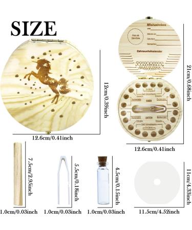 Premium Wooden Tooth Box - Perfect Storage for Baby Teeth | Unique Keepsake for Boys & Girls | Ideal Birth Gift - Buy Online on GoSupps.com